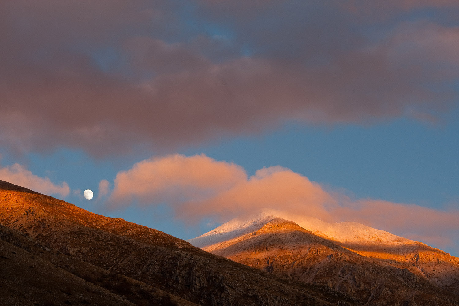 Velino Sirente Abruzzo Luna Piena