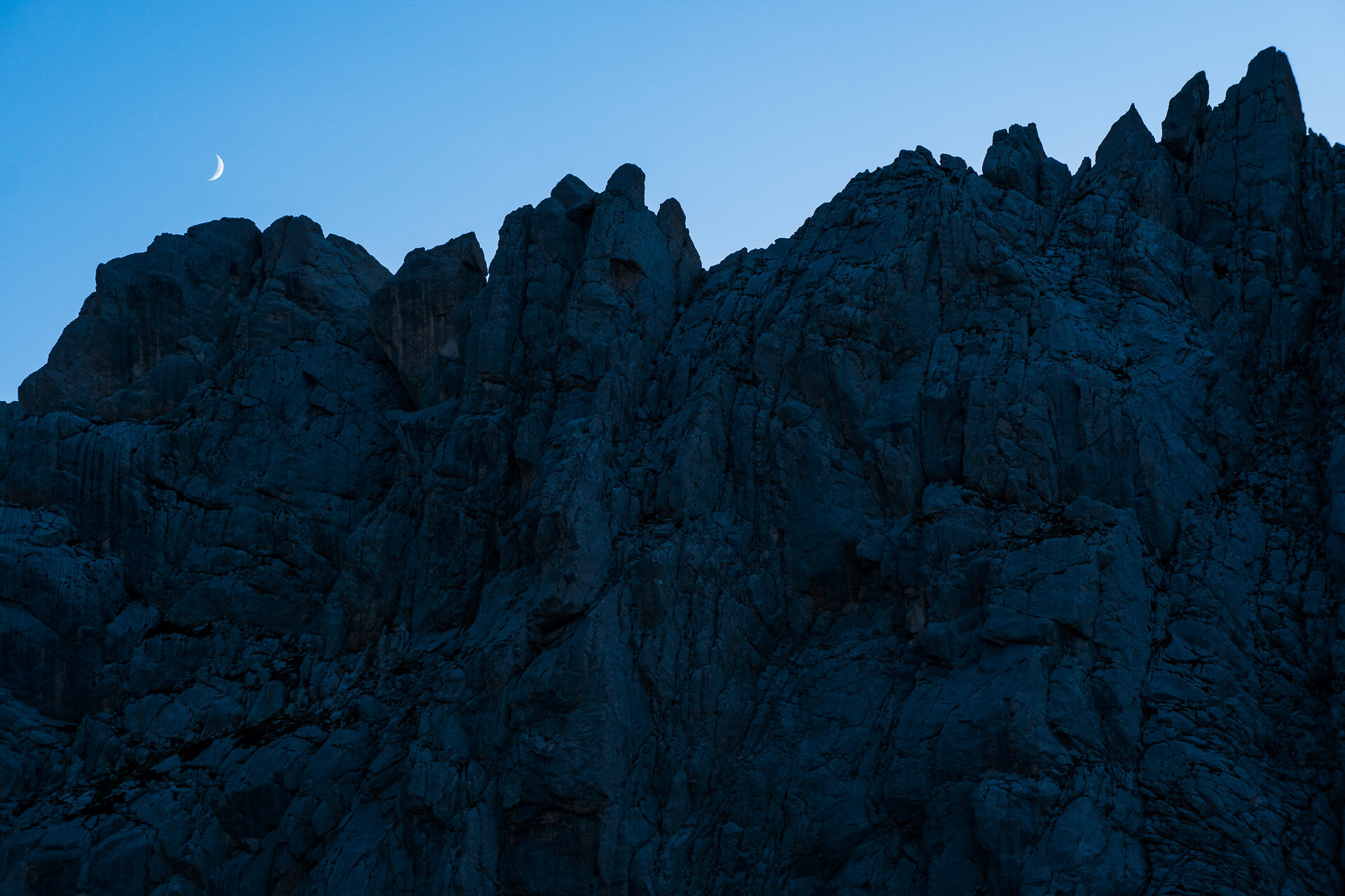 Gran Sasso Franchetti Corno Piccolo Luna