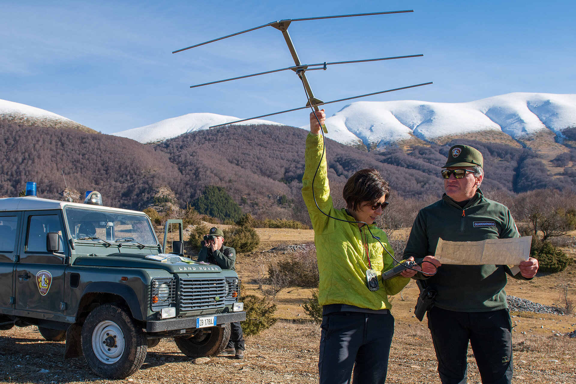 Dal 2006 ad oggi, tecnici e ricercatori contano le femmine con i piccoli nel PNALM utilizzando diverse tecniche, dalle osservazioni dirette al monitoraggio a distanza. | © Umberto Esposito - Wildlife Adventures